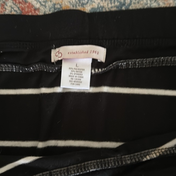 db black and white striped maxi skirt - Picture 2 of 3